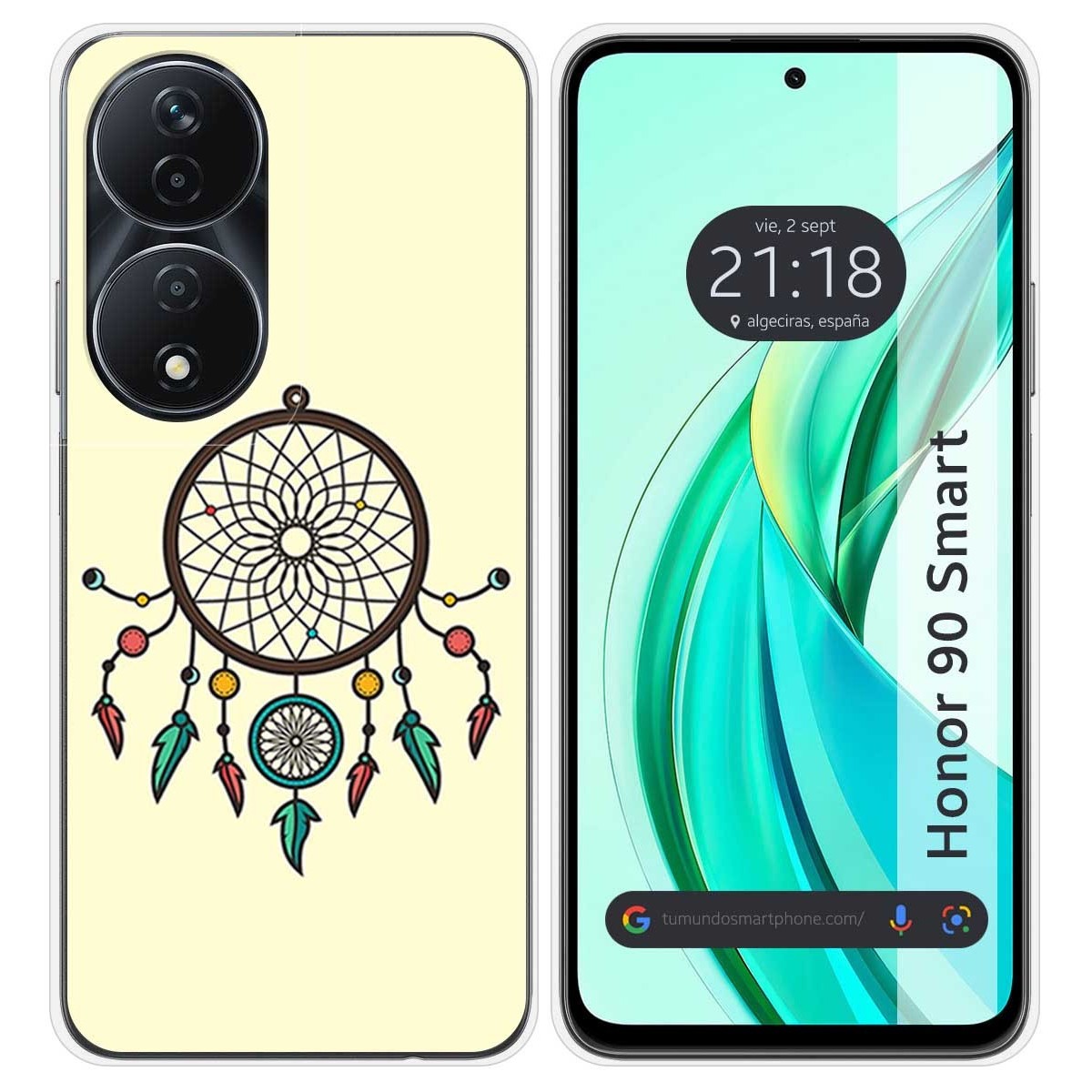 Funda Silicona para Huawei Honor 90 Smart 5G diseño Atrapasueños Dibujos