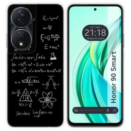 Funda Silicona para Huawei Honor 90 Smart 5G diseño Formulas Dibujos