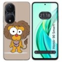 Funda Silicona para Huawei Honor 90 Smart 5G diseño Leon Dibujos