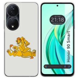 Funda Silicona para Huawei Honor 90 Smart 5G diseño Leones Dibujos