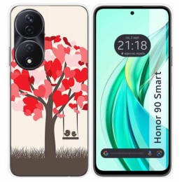 Funda Silicona para Huawei Honor 90 Smart 5G diseño Pajaritos Dibujos