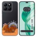 Funda Silicona Transparente para Huawei Honor X8b diseño Bufalo Dibujos