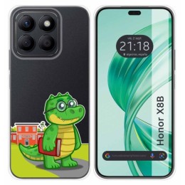 Funda Silicona Transparente para Huawei Honor X8b diseño Coco Dibujos