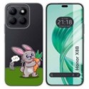 Funda Silicona Transparente para Huawei Honor X8b diseño Conejo Dibujos