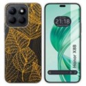 Funda Silicona Transparente para Huawei Honor X8b diseño Hojas Dibujos
