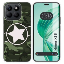 Funda Silicona para Huawei Honor X8b diseño Camuflaje 01 Dibujos