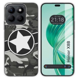 Funda Silicona para Huawei Honor X8b diseño Camuflaje 02 Dibujos