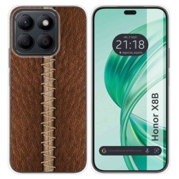 Funda Silicona para Huawei Honor X8b diseño Cuero 01 Dibujos