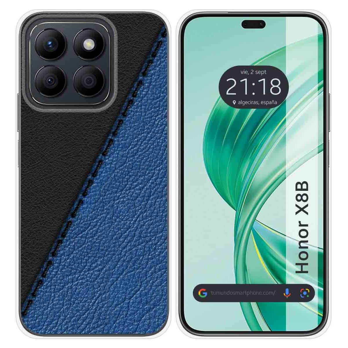 Funda Silicona para Huawei Honor X8b diseño Cuero 02 Dibujos