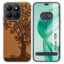 Funda Silicona para Huawei Honor X8b diseño Cuero 03 Dibujos