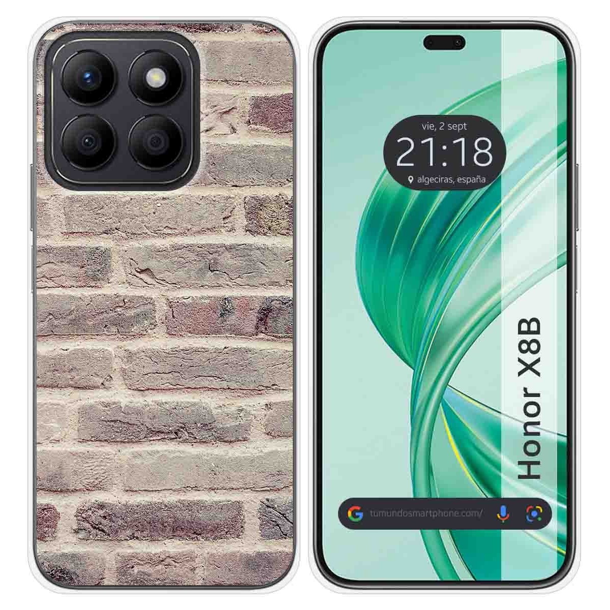 Funda Silicona para Huawei Honor X8b diseño Ladrillo 01 Dibujos