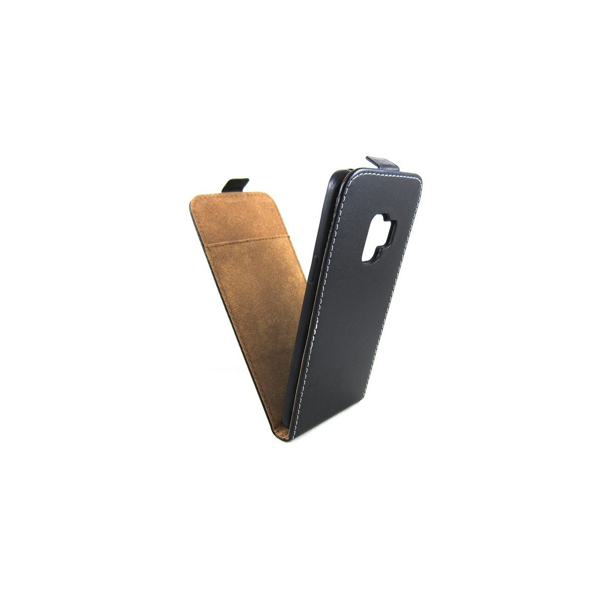 Funda Piel Premium Negra Ultra-Slim para Samsung Galaxy S9