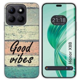 Funda Silicona para Huawei Honor X8b diseño Madera 01 Dibujos