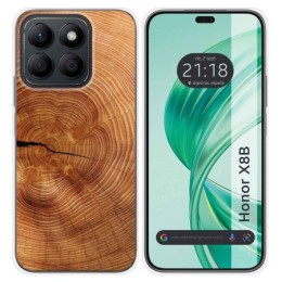 Funda Silicona para Huawei Honor X8b diseño Madera 04 Dibujos