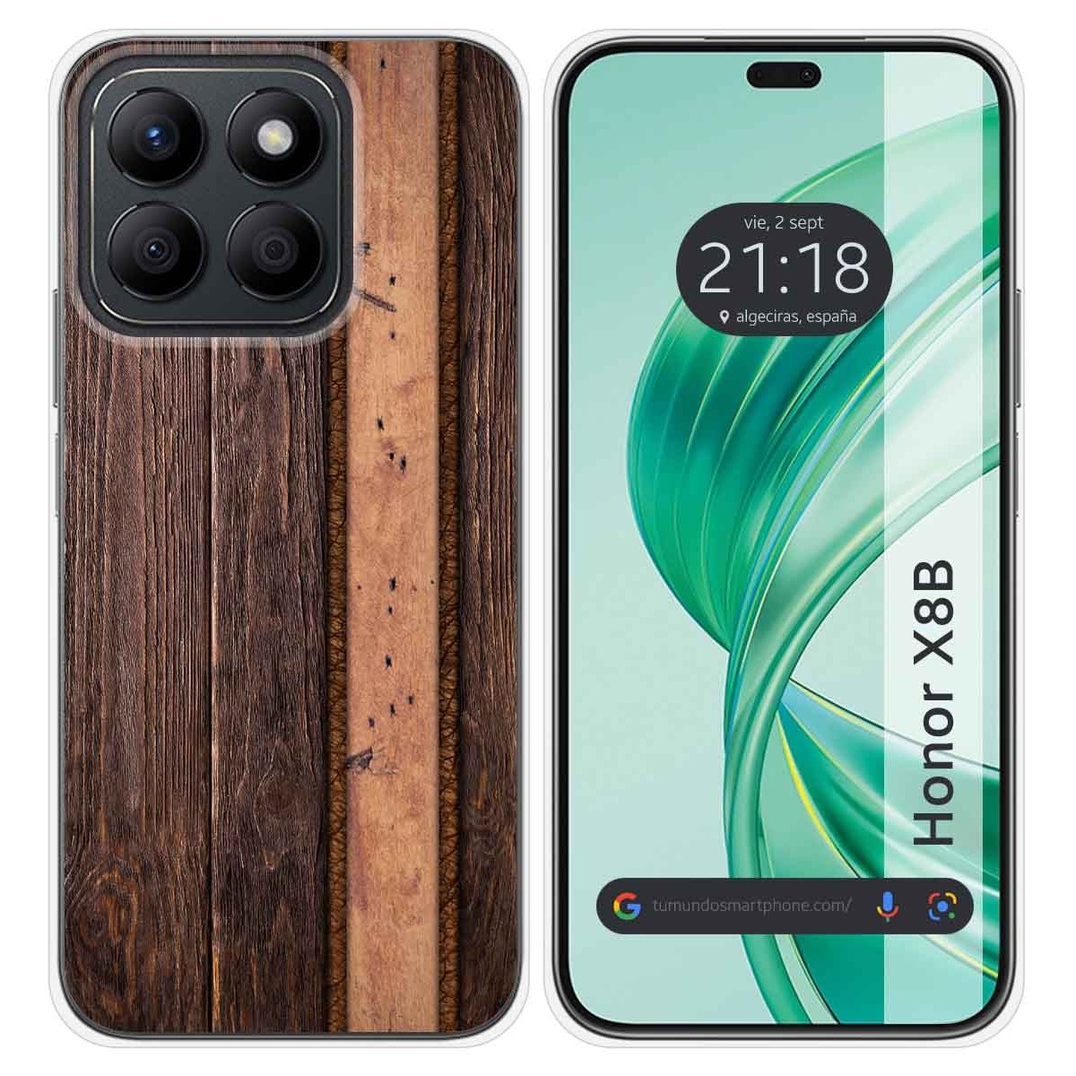 Funda Silicona para Huawei Honor X8b diseño Madera 05 Dibujos