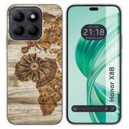 Funda Silicona para Huawei Honor X8b diseño Madera 07 Dibujos