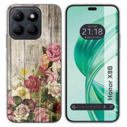 Funda Silicona para Huawei Honor X8b diseño Madera 08 Dibujos