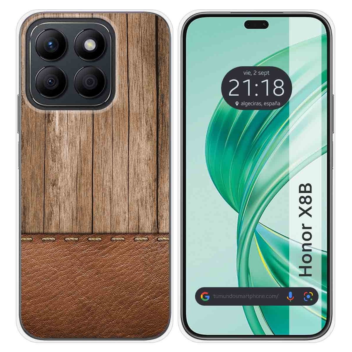Funda Silicona para Huawei Honor X8b diseño Madera 09 Dibujos