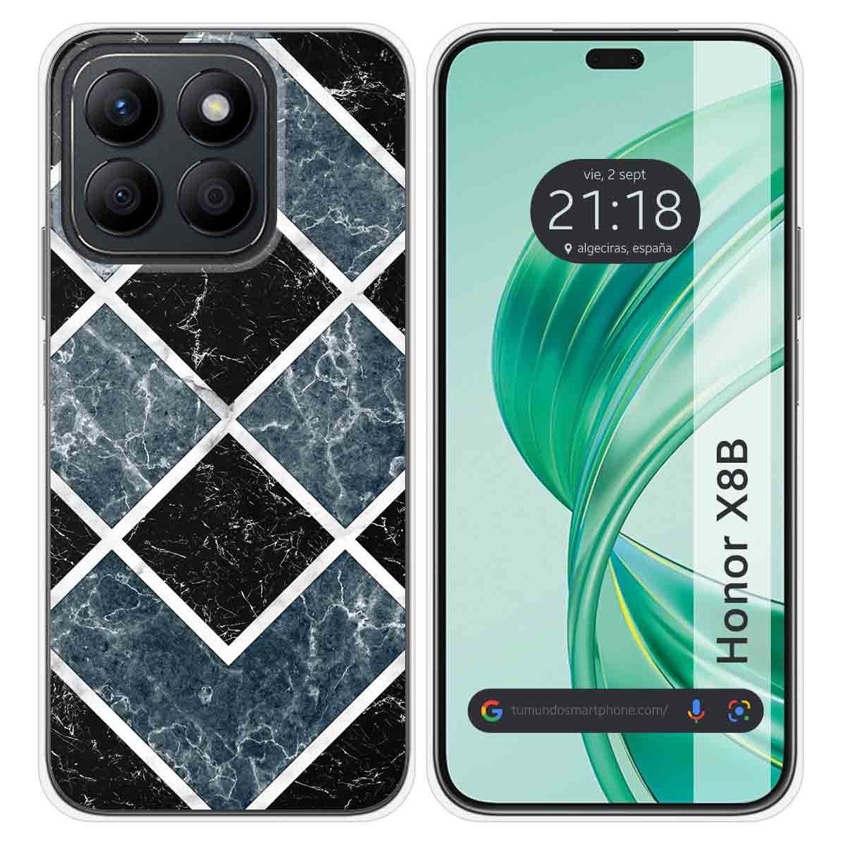 Funda Silicona para Huawei Honor X8b diseño Mármol 06 Dibujos