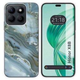 Funda Silicona para Huawei Honor X8b diseño Mármol 09 Dibujos