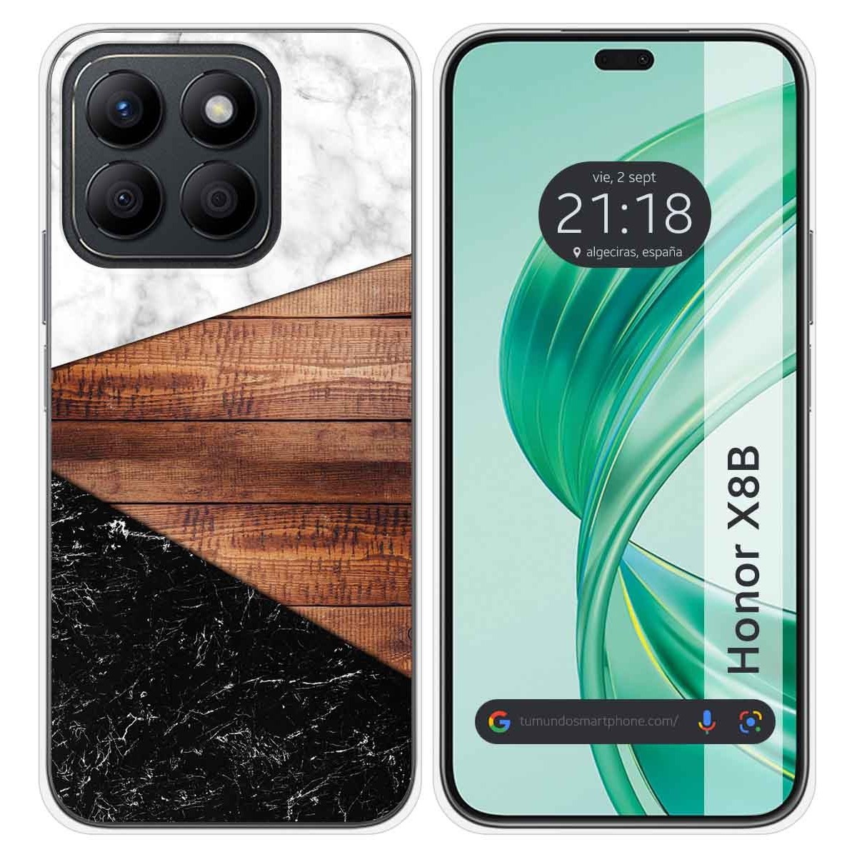 Funda Silicona para Huawei Honor X8b diseño Mármol 11 Dibujos