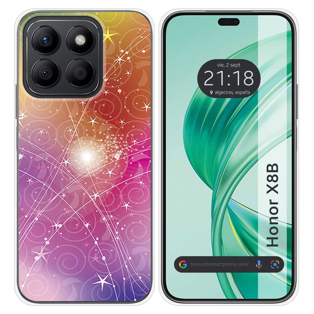 Funda Silicona para Huawei Honor X8b diseño Abstracto Dibujos