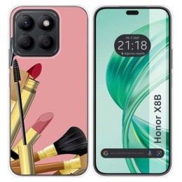 Funda Silicona para Huawei Honor X8b diseño Brochas Dibujos