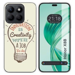 Funda Silicona para Huawei Honor X8b diseño Creativity Dibujos