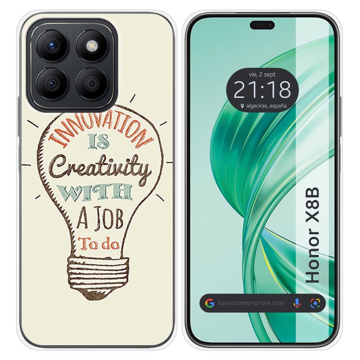 Funda Silicona para Huawei Honor X8b diseño Creativity Dibujos