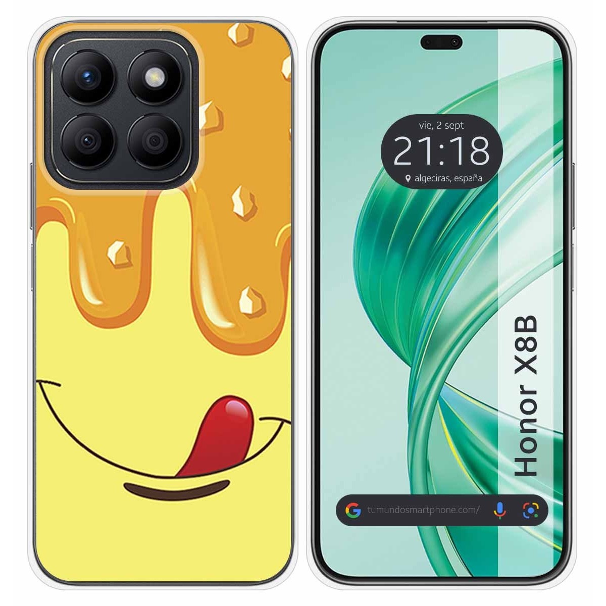 Funda Silicona para Huawei Honor X8b diseño Helado Vainilla Dibujos