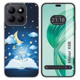 Funda Silicona para Huawei Honor X8b diseño Libro Cuentos Dibujos
