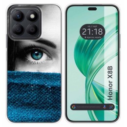 Funda Silicona para Huawei Honor X8b diseño Ojo Dibujos