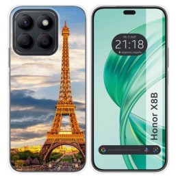 Funda Silicona para Huawei Honor X8b diseño Paris Dibujos
