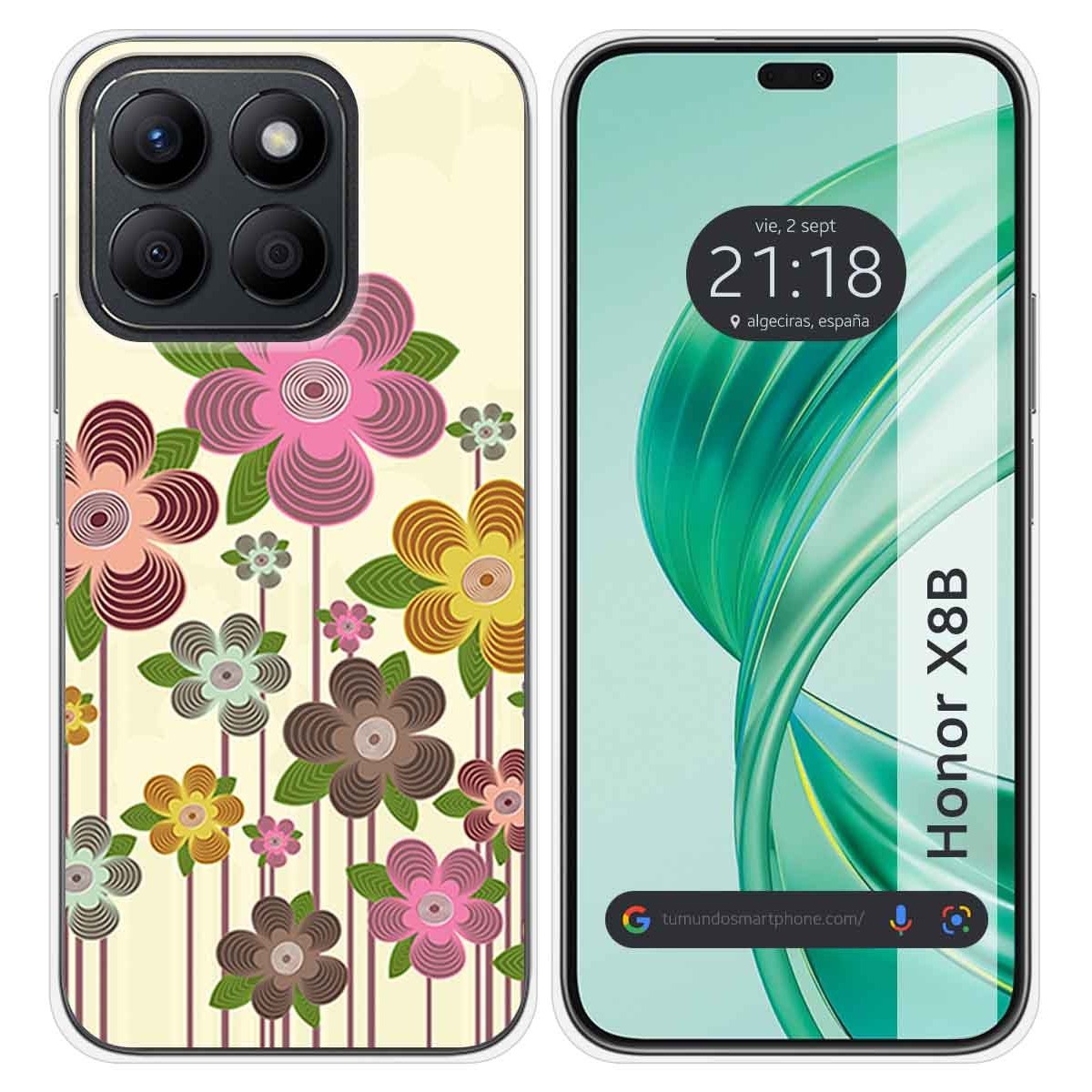 Funda Silicona para Huawei Honor X8b diseño Primavera En Flor Dibujos