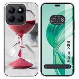Funda Silicona para Huawei Honor X8b diseño Reloj Dibujos