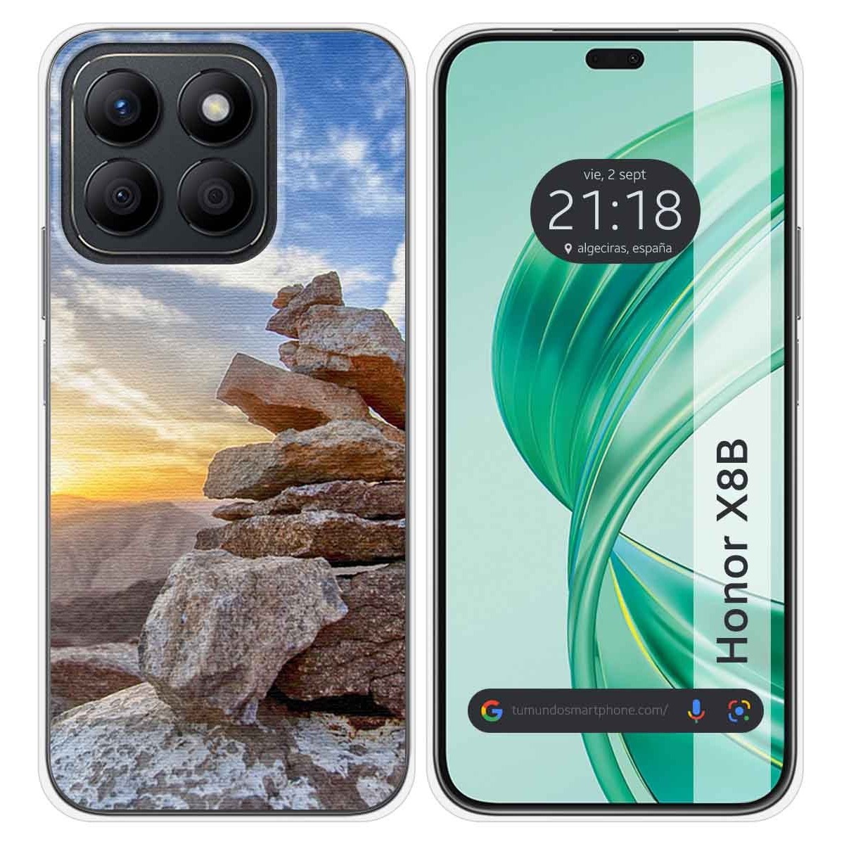 Funda Silicona para Huawei Honor X8b diseño Sunset Dibujos