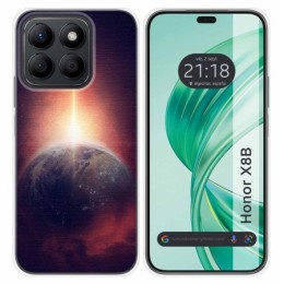 Funda Silicona para Huawei Honor X8b diseño Tierra Dibujos