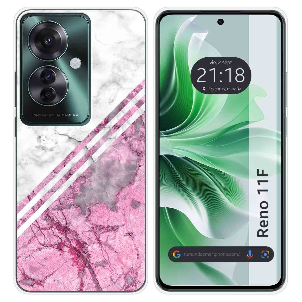 Funda Silicona para Oppo Reno 11F 5G diseño Mármol 03 Dibujos
