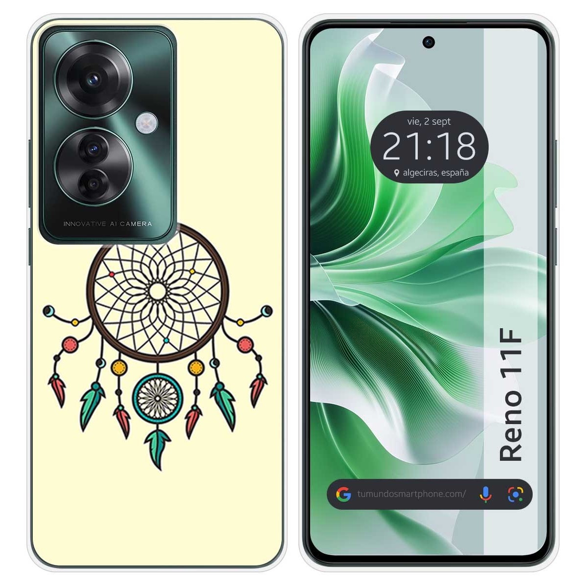 Funda Silicona para Oppo Reno 11F 5G diseño Atrapasueños Dibujos