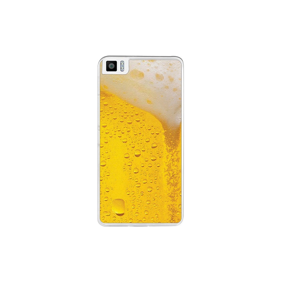 Funda Gel Tpu para Bq Aquaris M5.5 / M 2017 Diseño Cerveza Dibujos