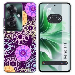 Funda Silicona para Oppo Reno 11F 5G diseño Radial Dibujos