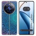 Funda Silicona Transparente para Realme 12 Pro 5G / 12 Pro Plus 5G diseño Mandala Dibujos
