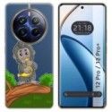Funda Silicona Transparente para Realme 12 Pro 5G / 12 Pro Plus 5G diseño Mono Dibujos