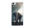 Funda Gel Tpu para Bq Aquaris M5.5 / M 2017 Diseño Elefante Dibujos
