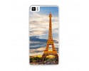 Funda Gel Tpu para Bq Aquaris M5.5 / M 2017 Diseño Paris Dibujos