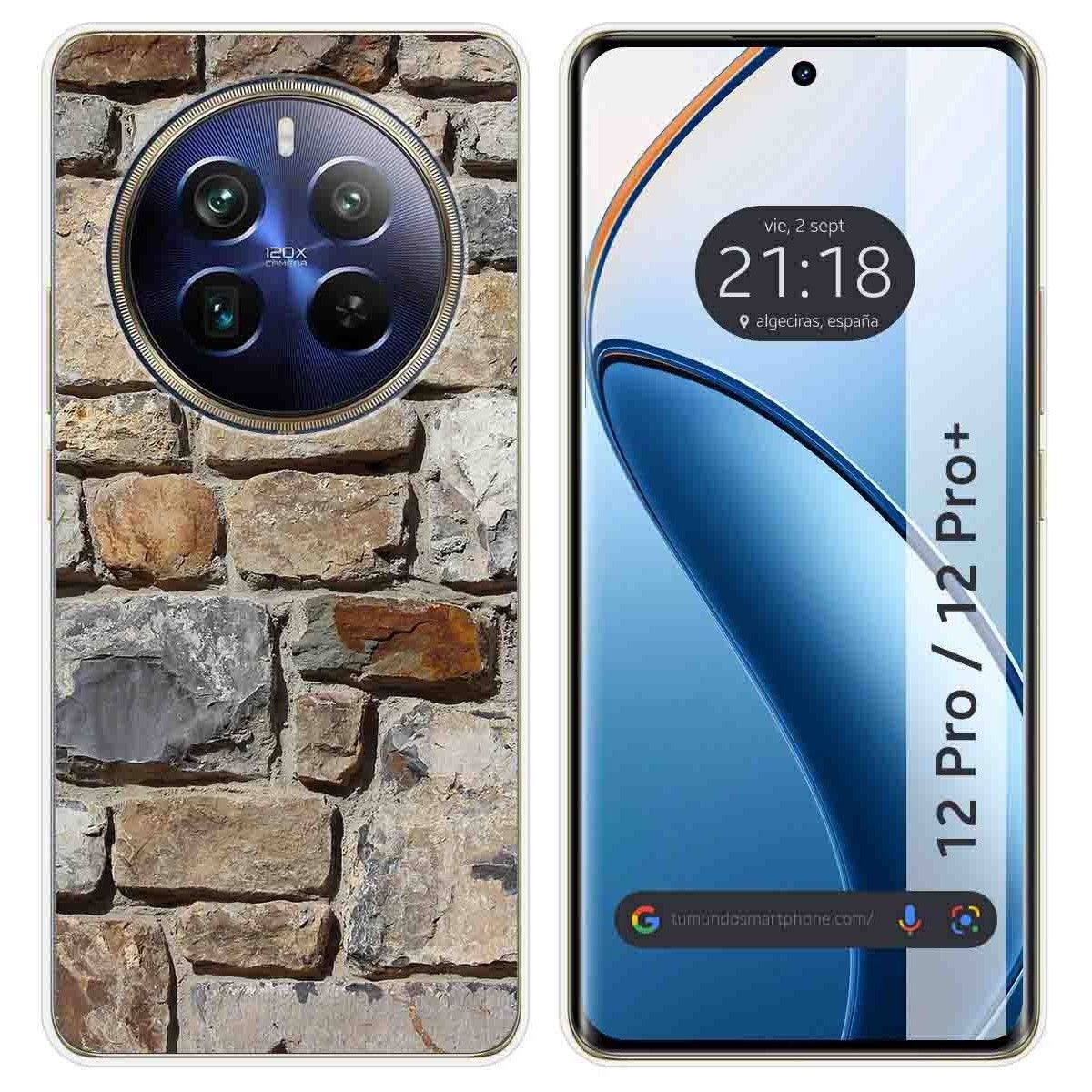 Funda Silicona para Realme 12 Pro 5G / 12 Pro Plus 5G diseño Ladrillo 03 Dibujos