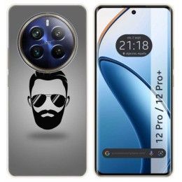 Funda Silicona para Realme 12 Pro 5G / 12 Pro Plus 5G diseño Barba Dibujos