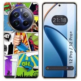 Funda Silicona para Realme 12 Pro 5G / 12 Pro Plus 5G diseño Comic Dibujos