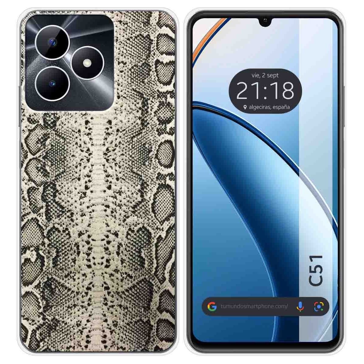 Funda Silicona para Realme C51 diseño Animal 01 Dibujos
