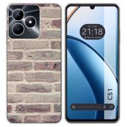 Funda Silicona para Realme C51 diseño Ladrillo 01 Dibujos
